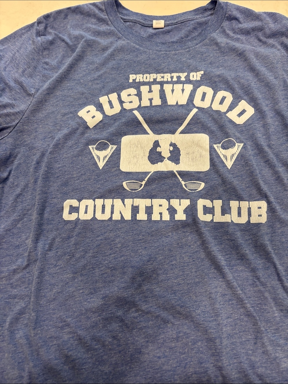 Caddy Shack Bushwood Country Club Vintage Graphic Tee - Blue